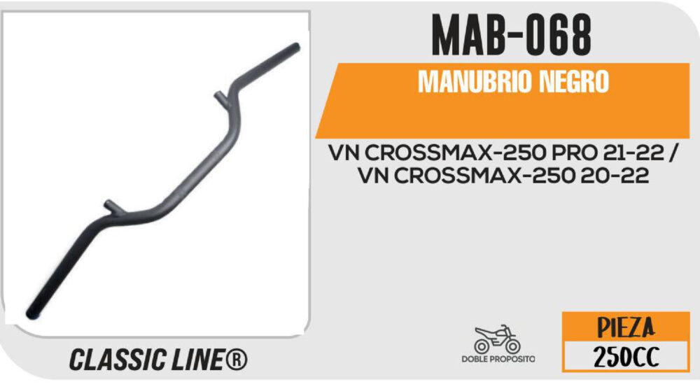 MANUBRIO NEGRO