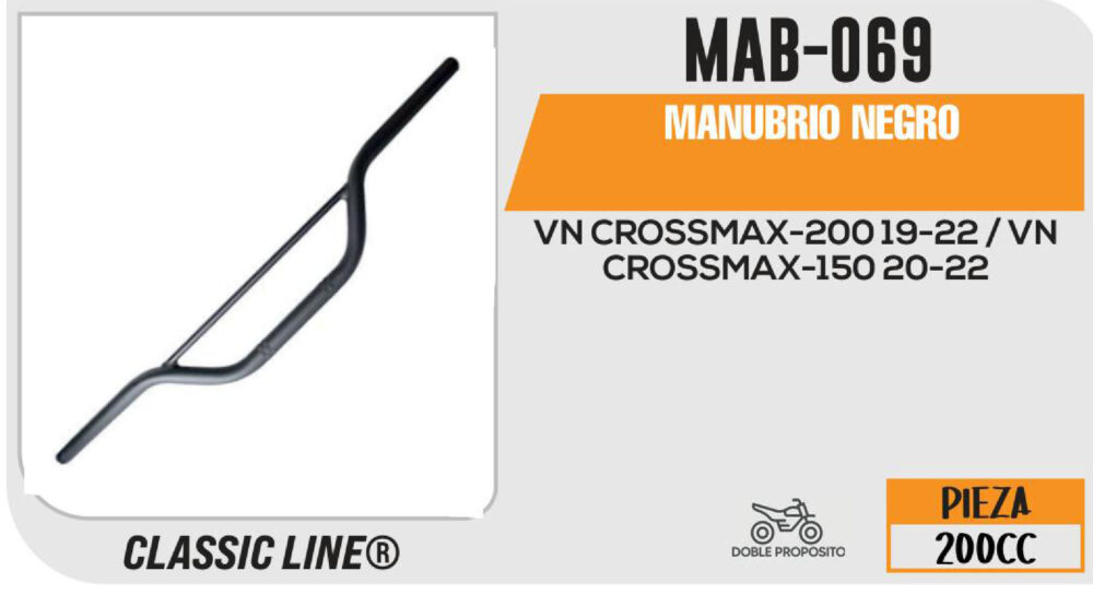 MANUBRIO NEGRO