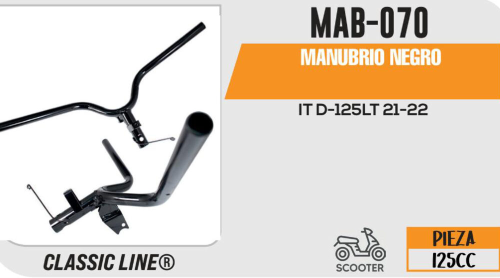 MANUBRIO NEGRO