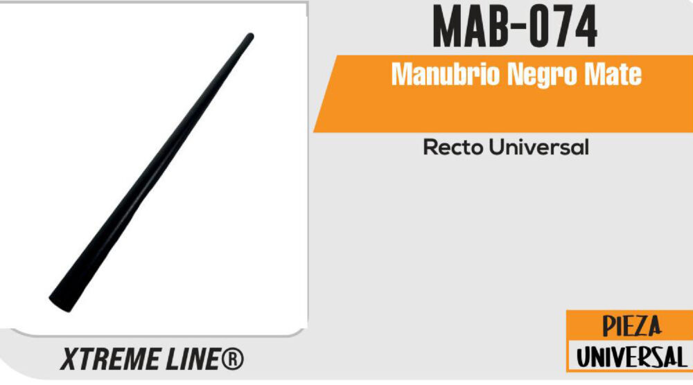 MANUBRIO NEGRO MATE