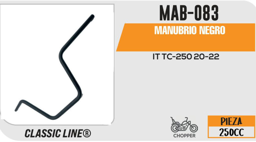 MANUBRIO NEGRO