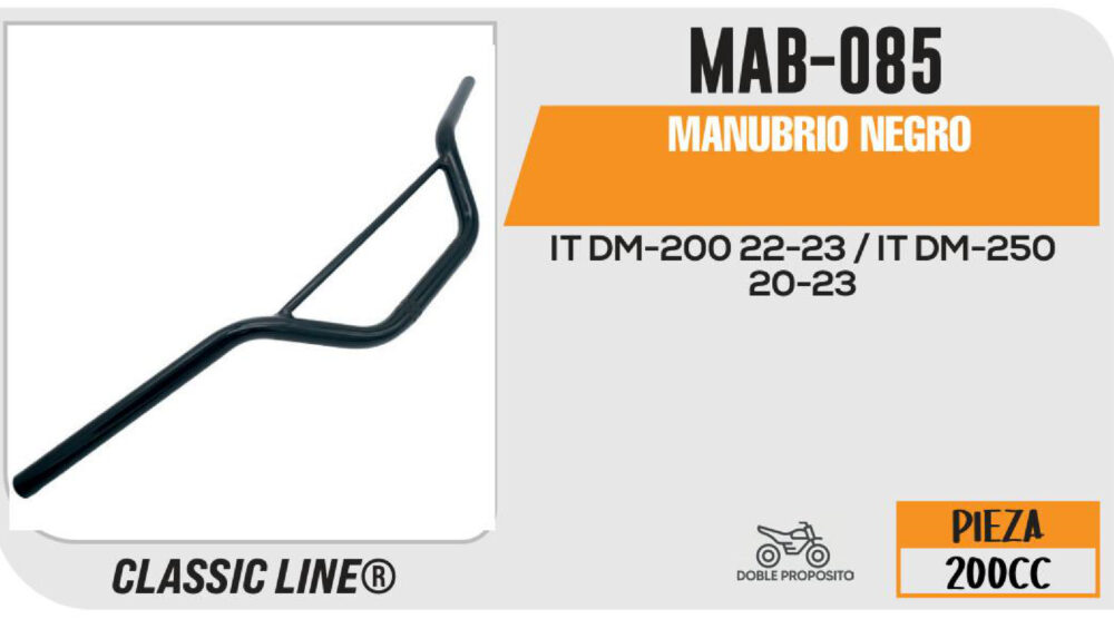 MANUBRIO NEGRO