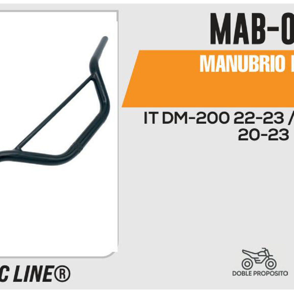 MANUBRIO NEGRO