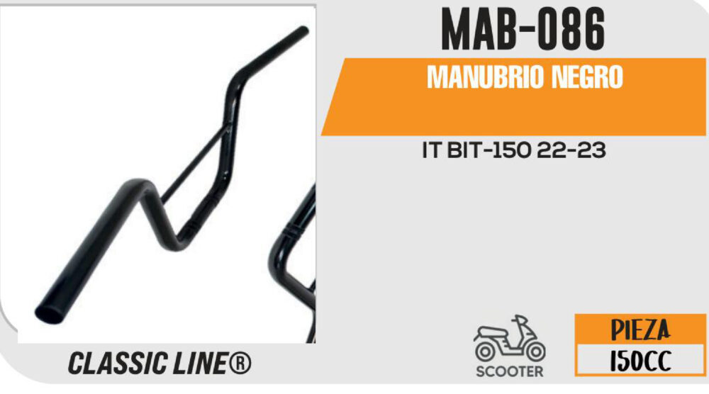 MANUBRIO NEGRO