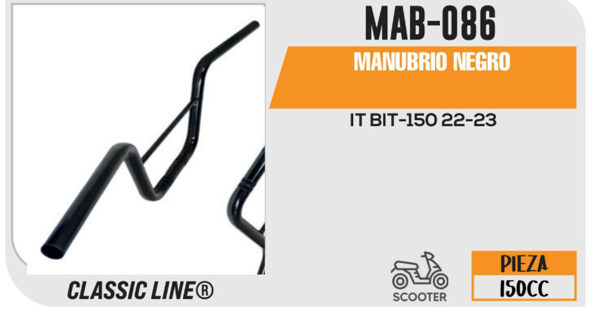 MANUBRIO NEGRO