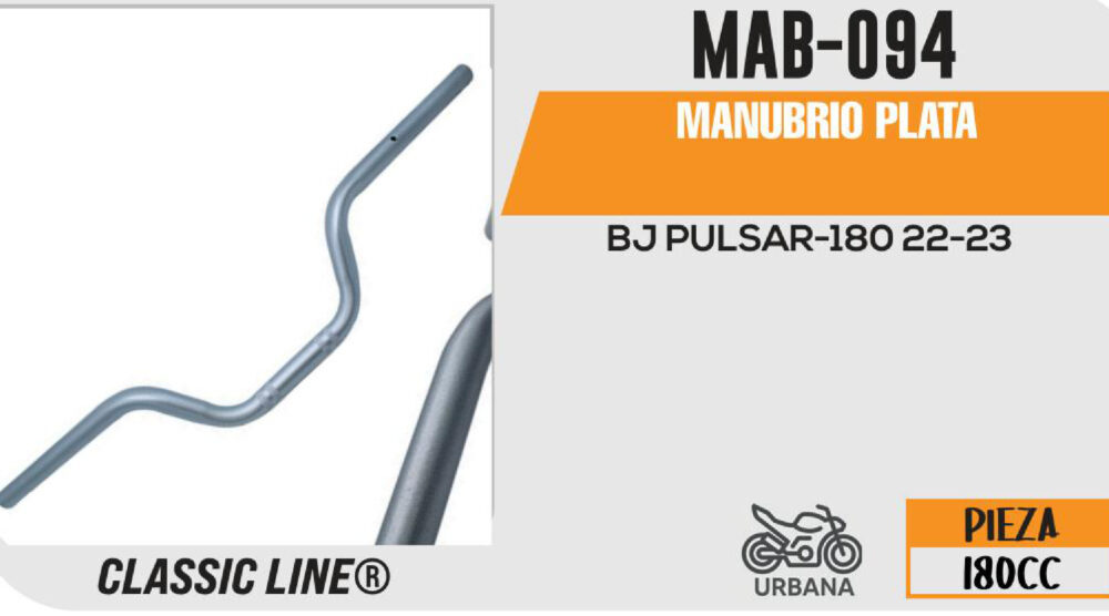 MANUBRIO PLATA