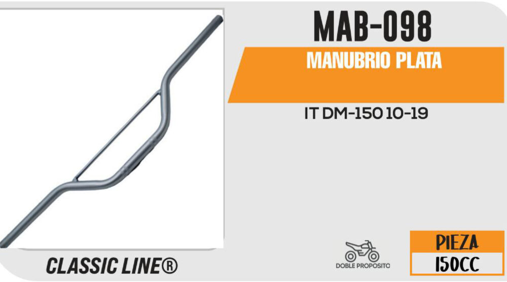 MANUBRIO PLATA