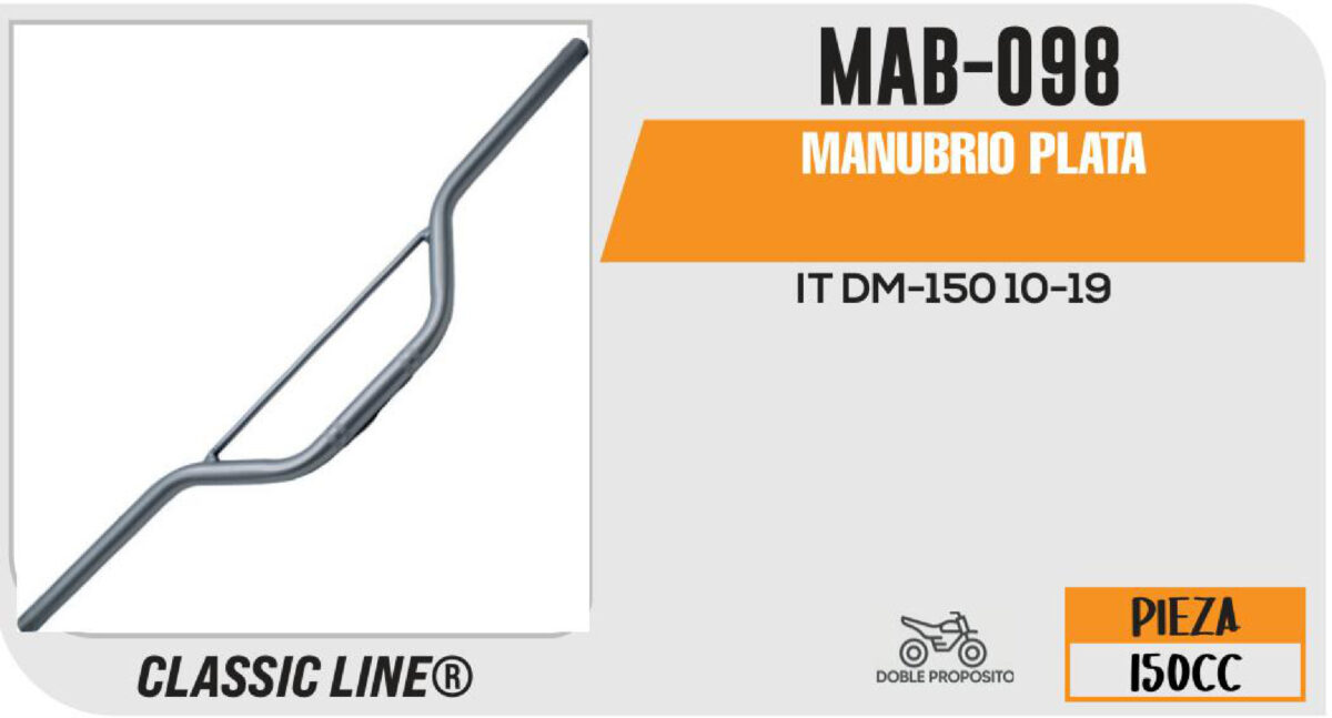 MANUBRIO PLATA