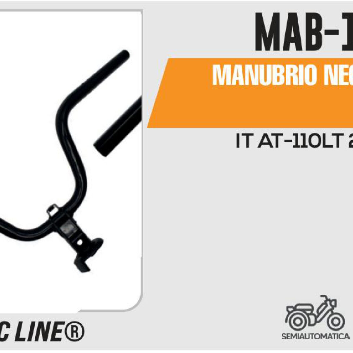 MANUBRIO NEGRO MATE