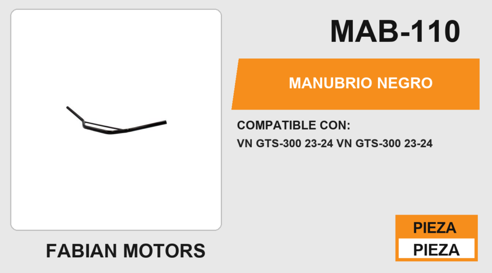 MANUBRIO NEGRO