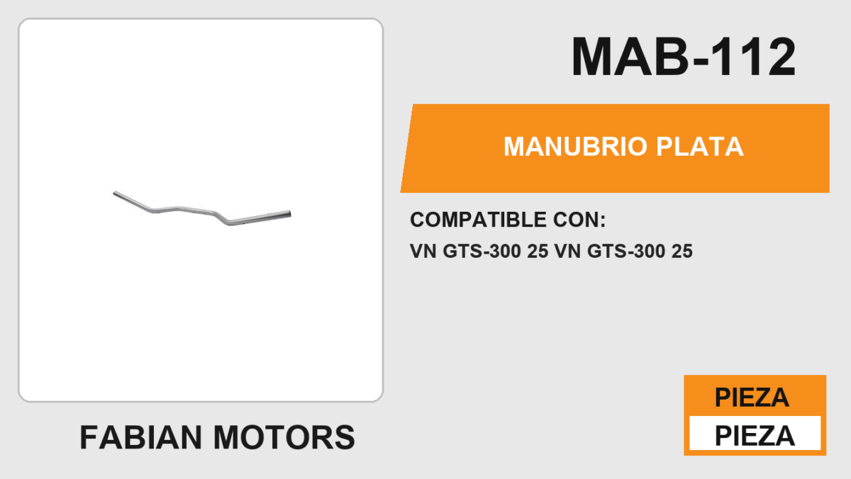 MANUBRIO PLATA