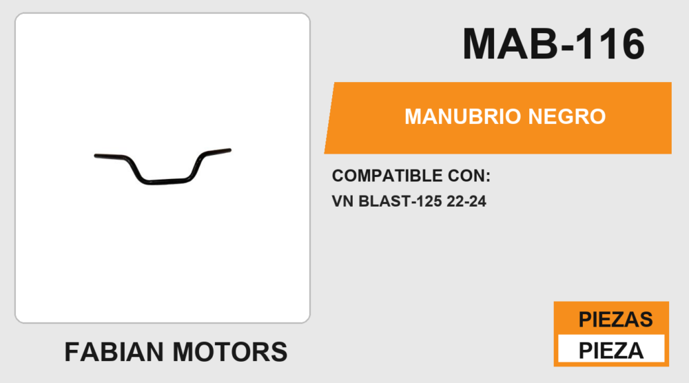MANUBRIO NEGRO
