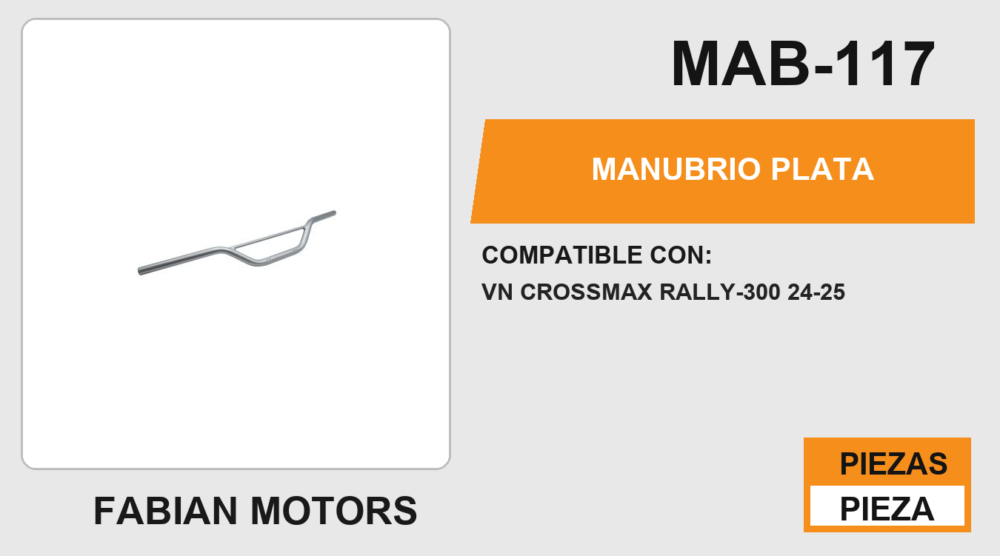 MANUBRIO PLATA