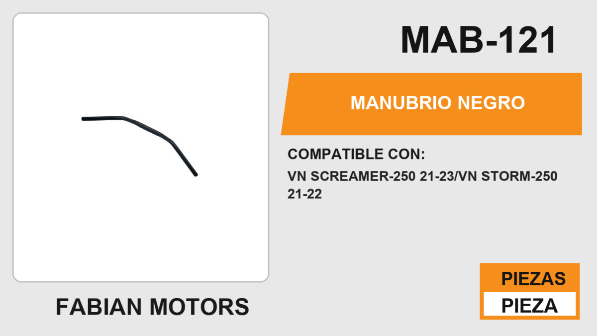 MANUBRIO NEGRO