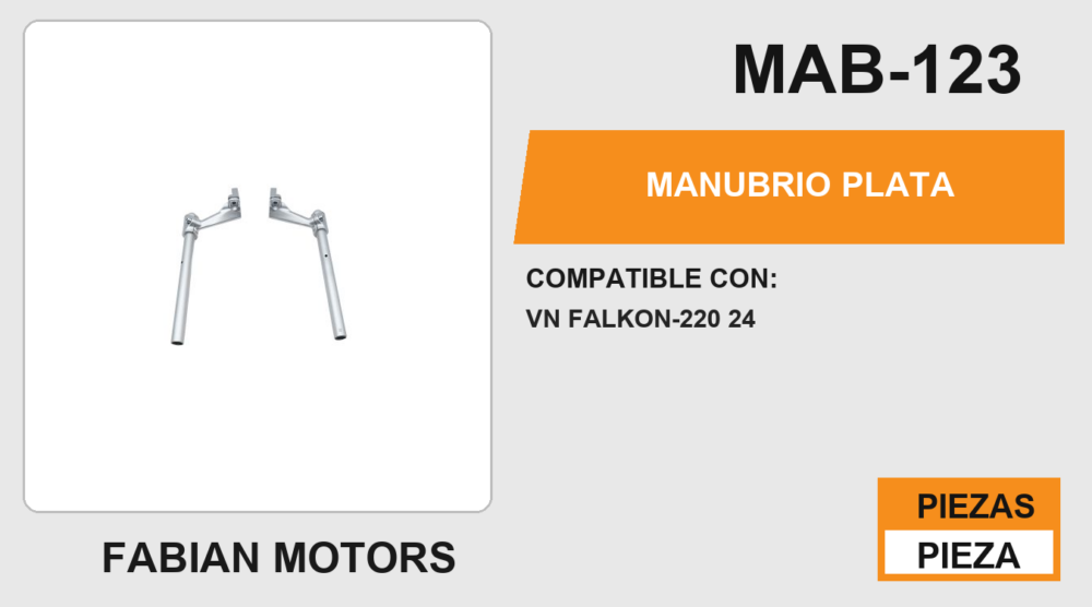 MANUBRIO PLATA