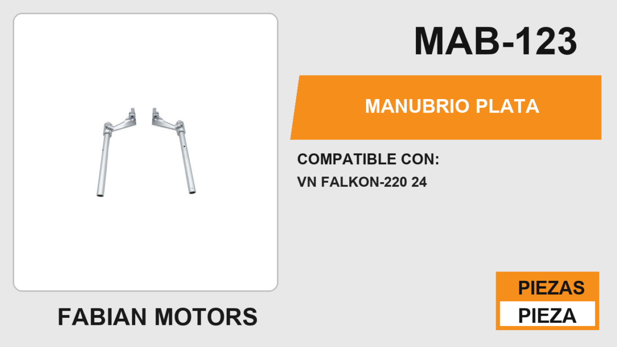 MANUBRIO PLATA