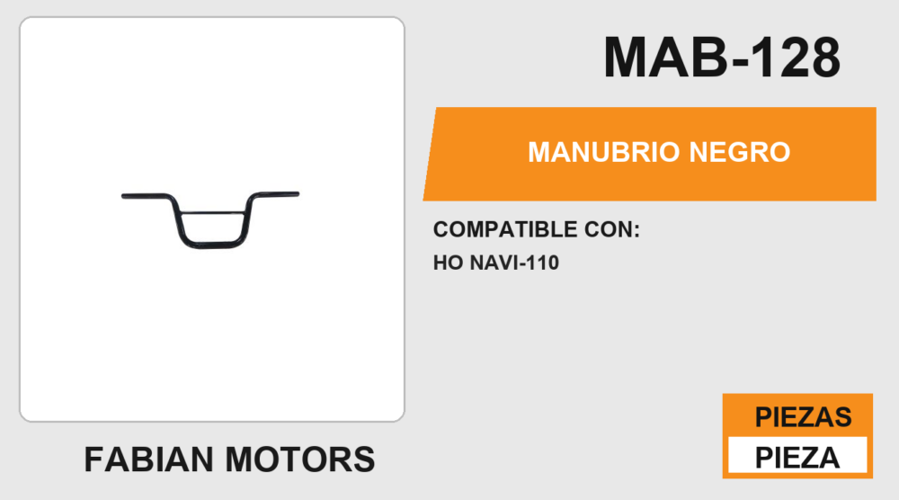 MANUBRIO NEGRO