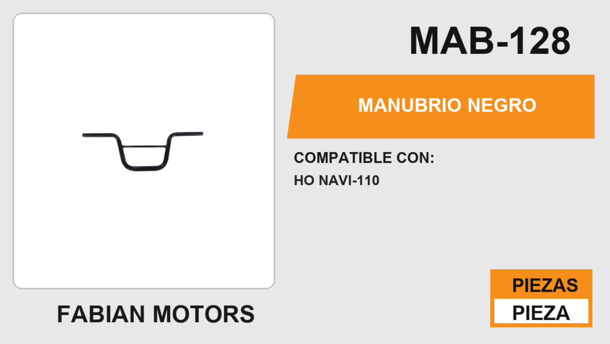 MANUBRIO NEGRO