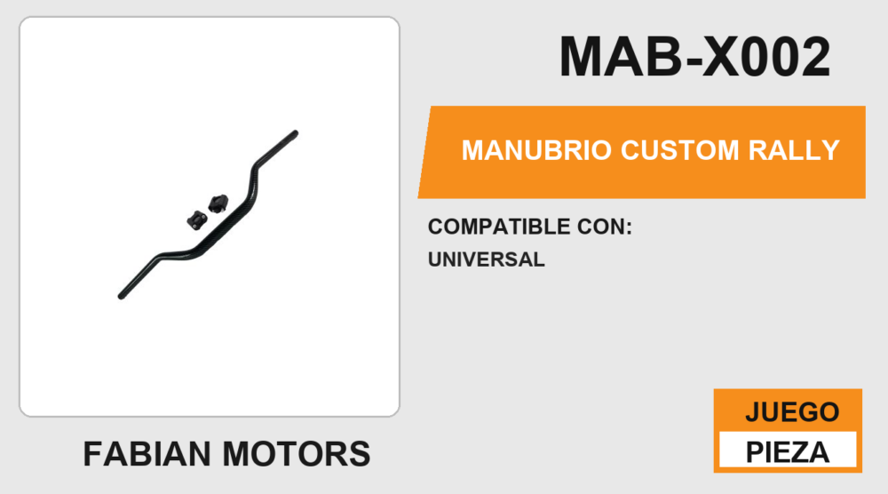 MANUBRIO CUSTOM RALLY