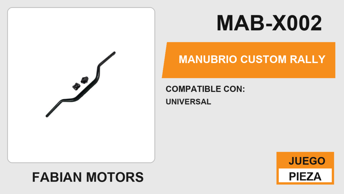 MANUBRIO CUSTOM RALLY