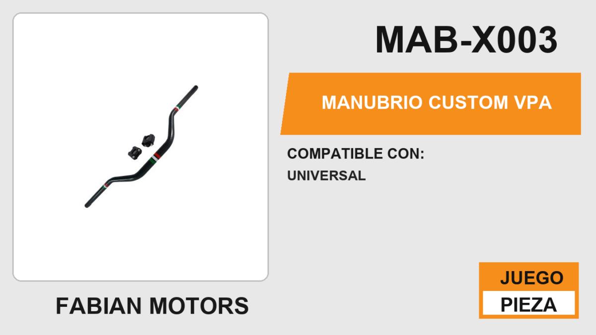 MANUBRIO CUSTOM VPA