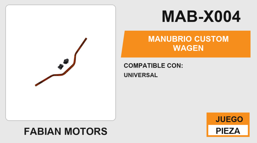 MANUBRIO CUSTOM WAGEN
