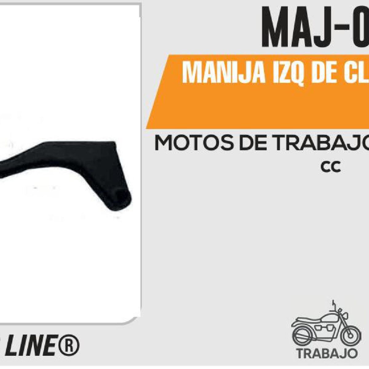MANIJA IZQUIERDA DE CLUTCH NEGRA
