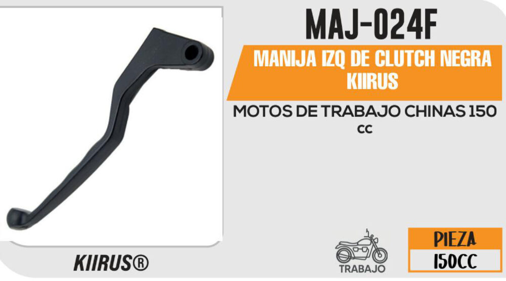 MANIJA IZQ DE CLUTCH NEGRA