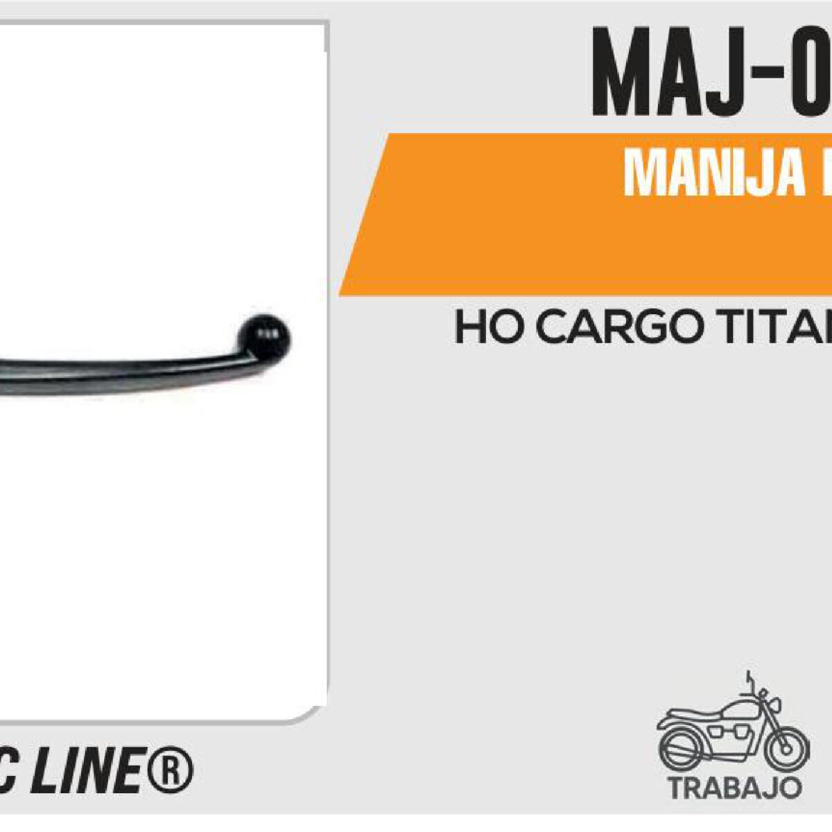 MANIJA DERECHA DE FRENO NEGRA