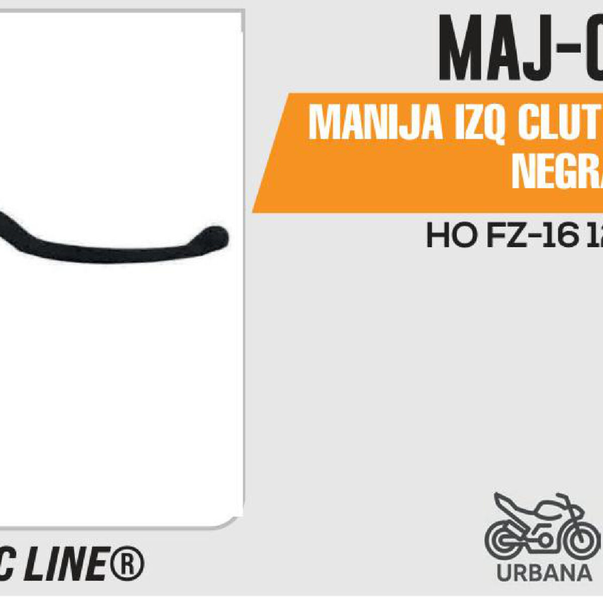 MANIJA IZQUIERDA DE CLUTCH C/BASE NEGRA