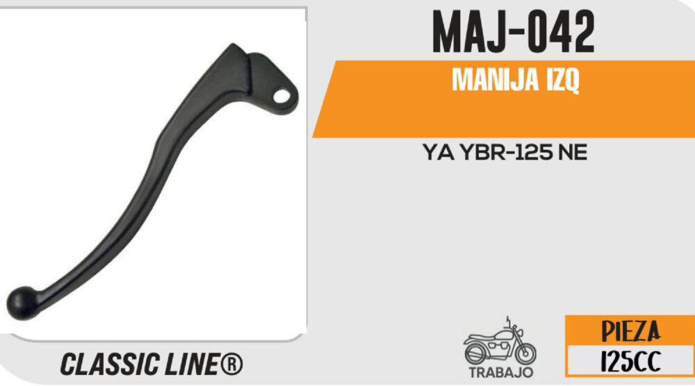 MANIJA IZQUIERDA DE CLUTCH NEGRA