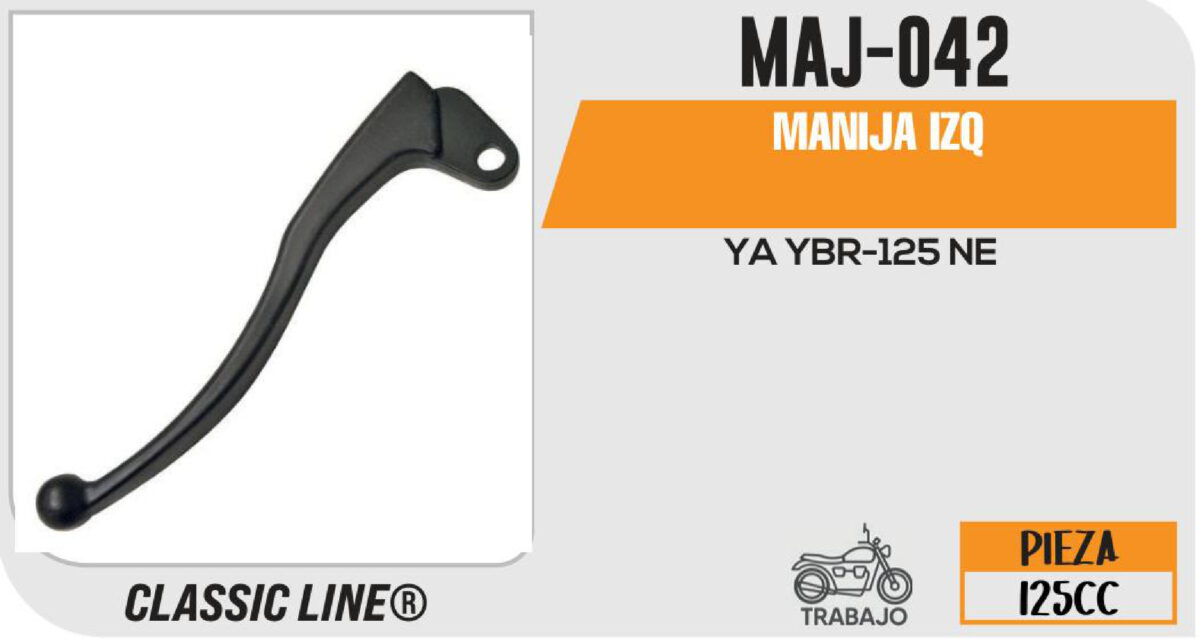 MANIJA IZQUIERDA DE CLUTCH NEGRA