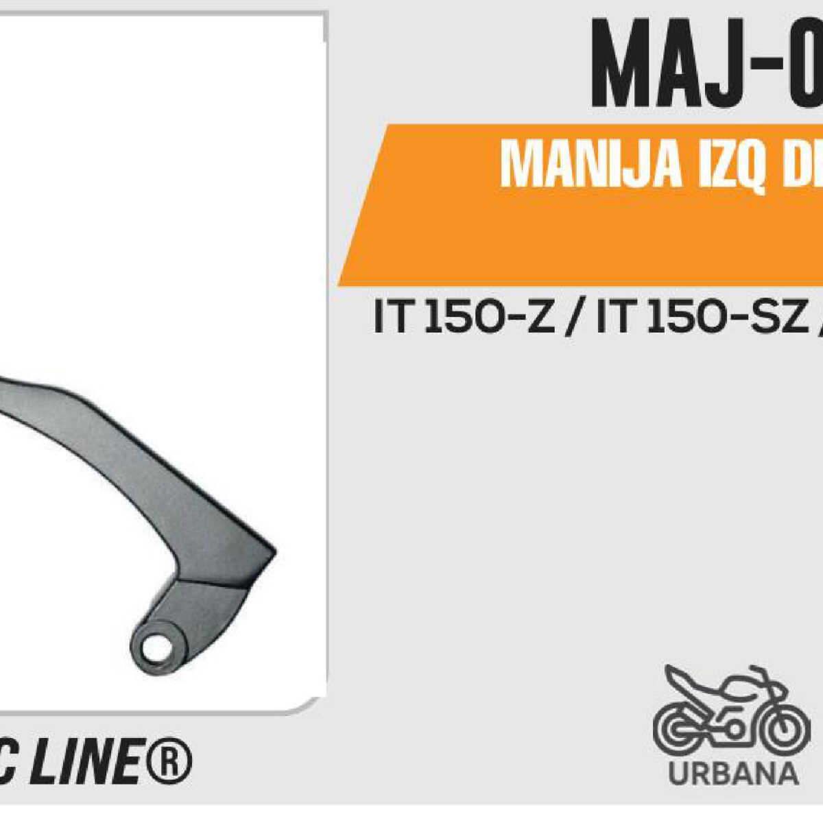 MANIJA IZQUIERDA DE CLUTCH NEGRA