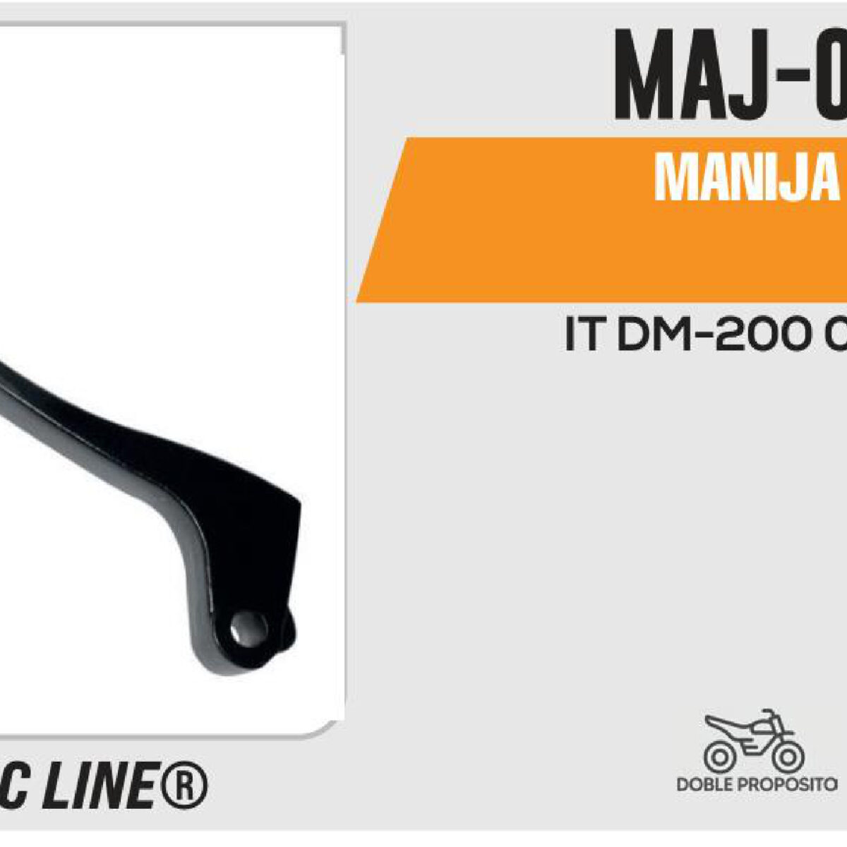 MANIJA IZQUIERDA DECLUTCH NEGRA