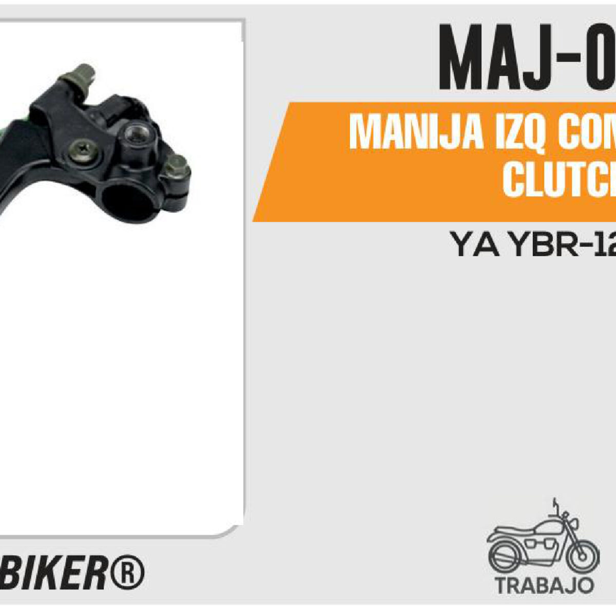 MANIJA IZQUIERDA DE CLUTCH COMPLETA NEGRA