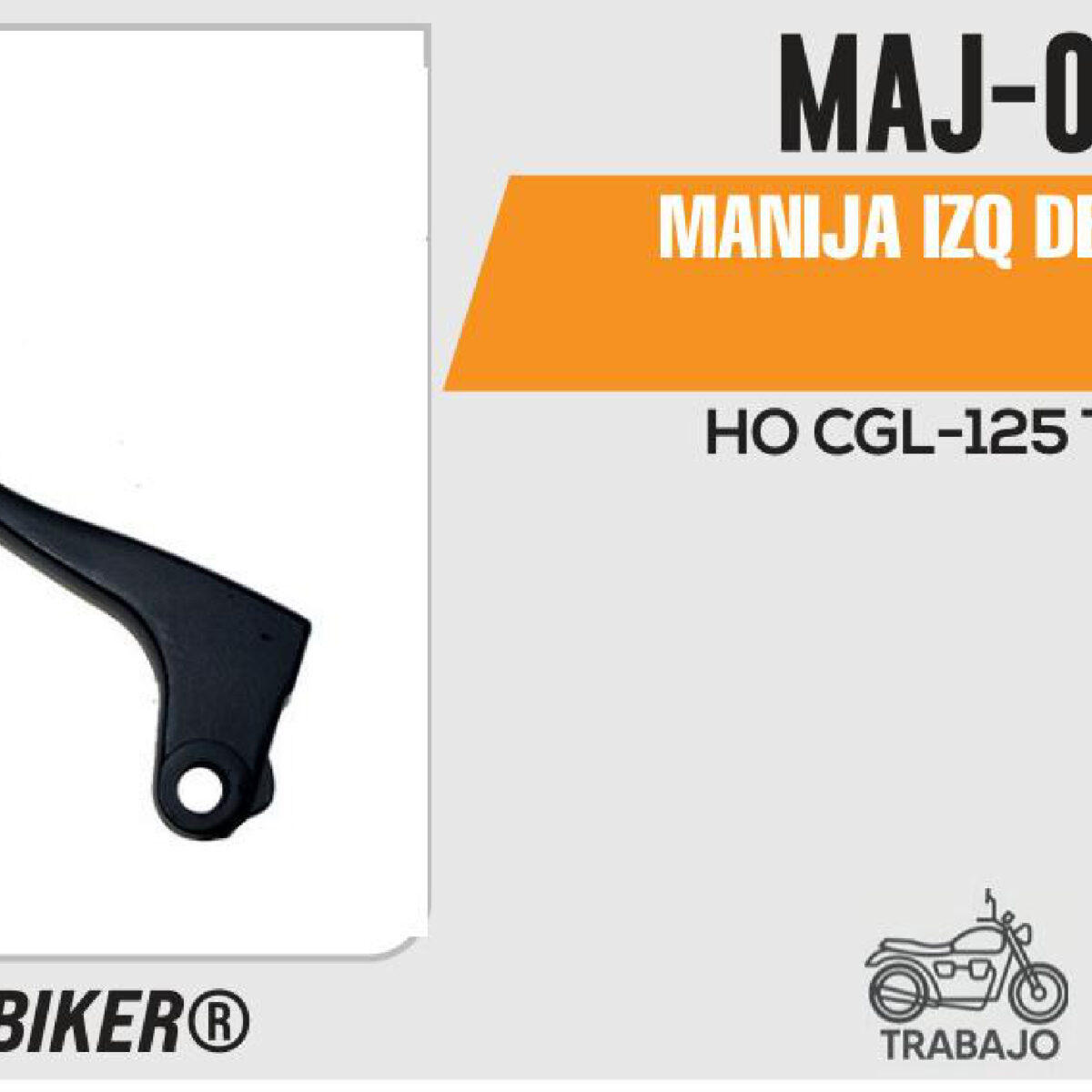 MANIJA IZQUIERDA DE CLUTCH NEGRA