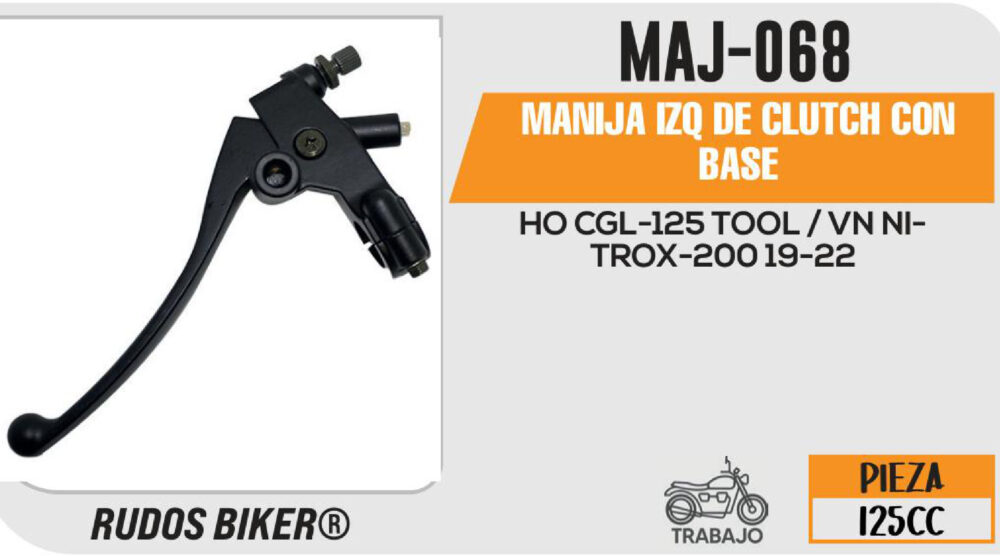 MANIJA IZQUIERDA DE CLUTCH C/BASE