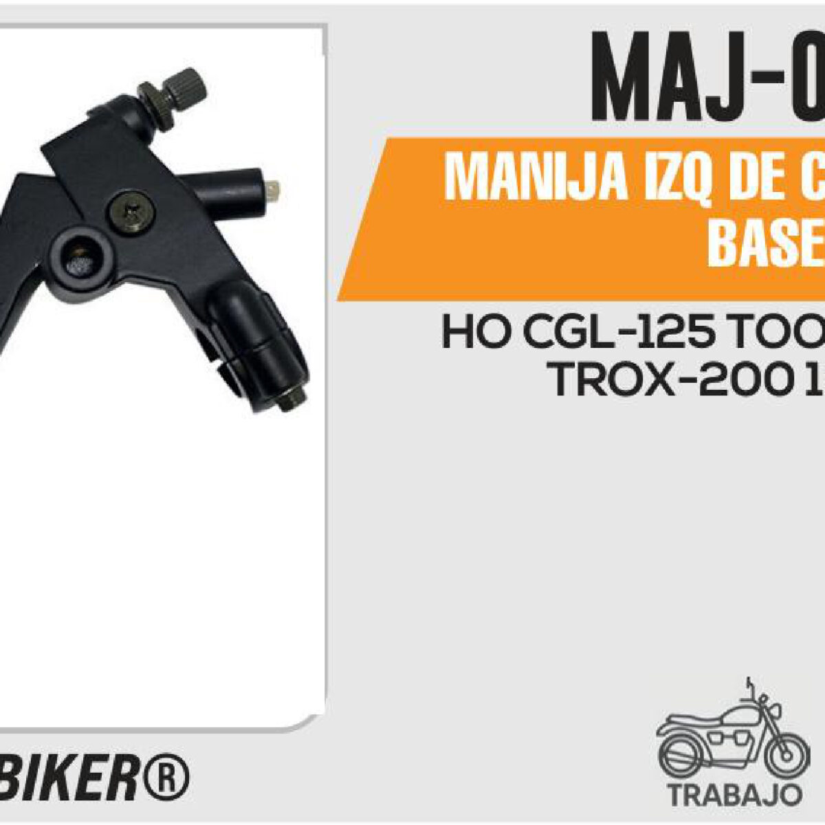 MANIJA IZQUIERDA DE CLUTCH C/BASE