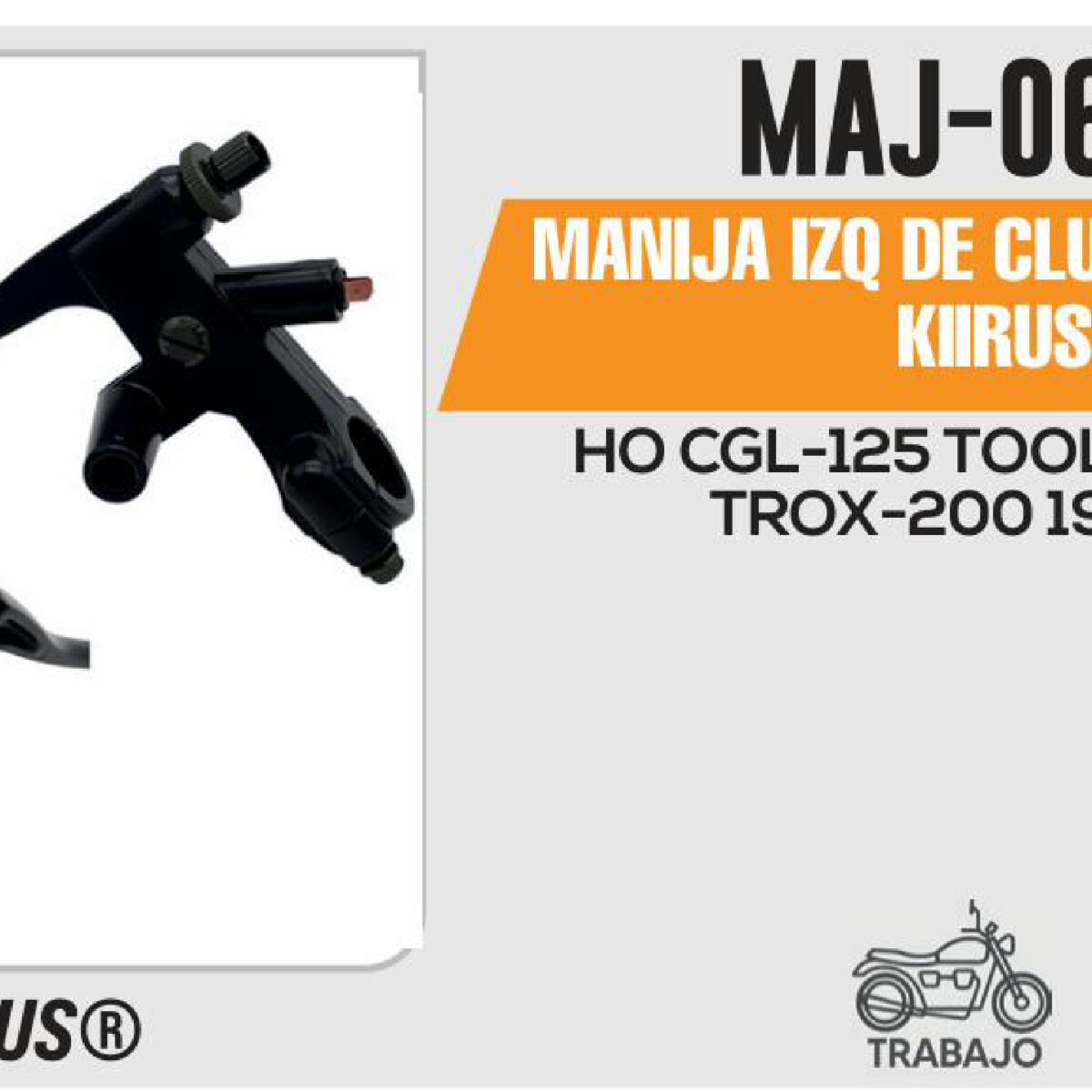 MANIJA IZQ DE CLUTCH C/BASE