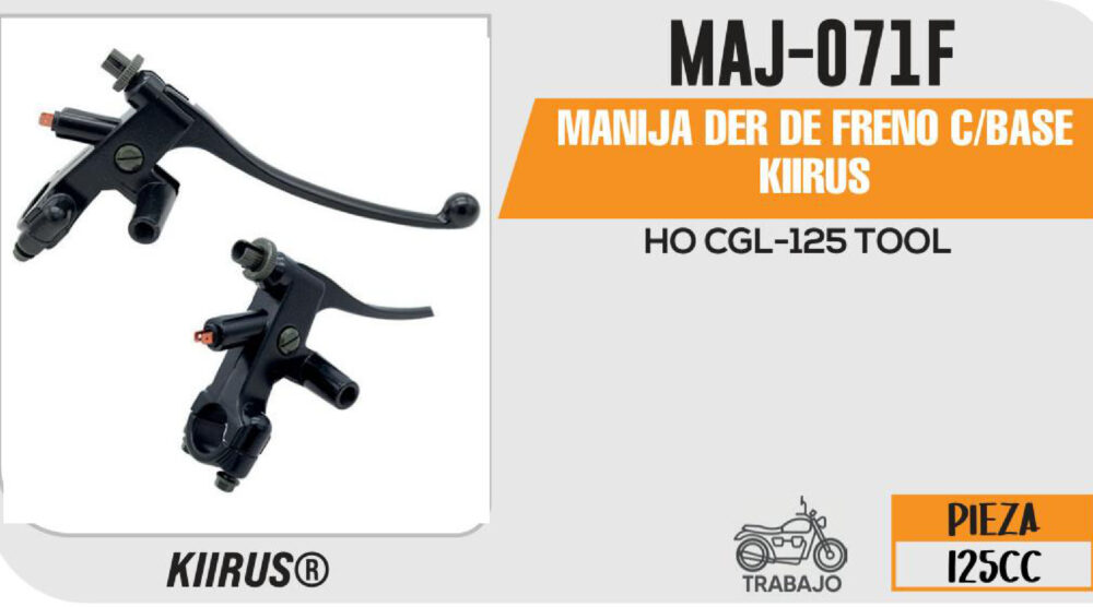 MANIJA DER DE FRENO C/BASE