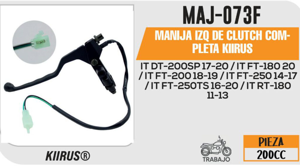 MANIJA IZQ DE CLUTCH COMPLETA