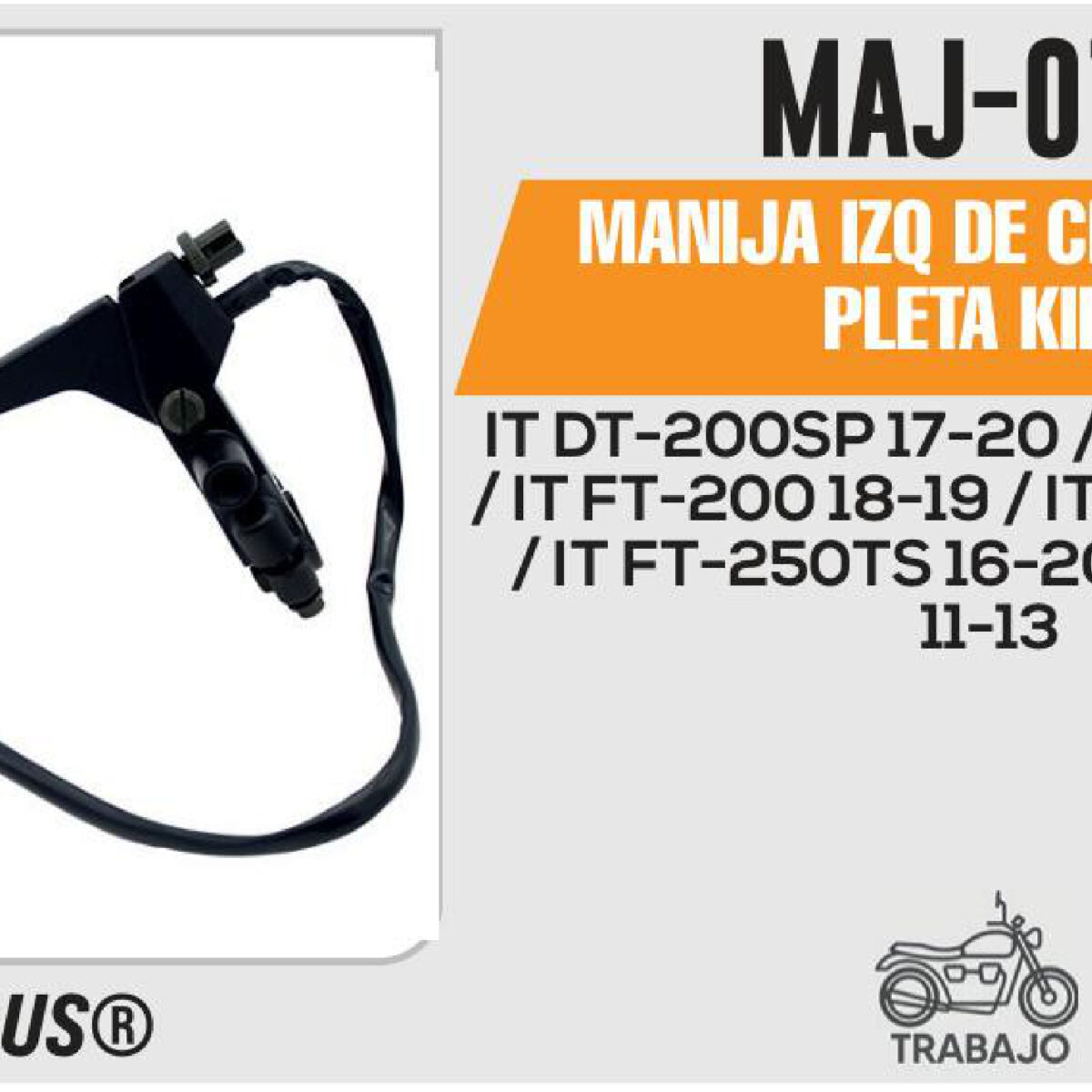 MANIJA IZQ DE CLUTCH COMPLETA