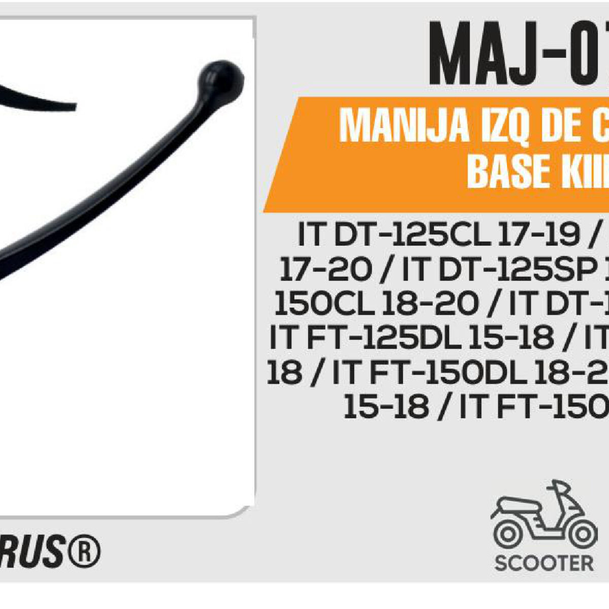 MANIJA IZQ DE CLUTCH CON BASE