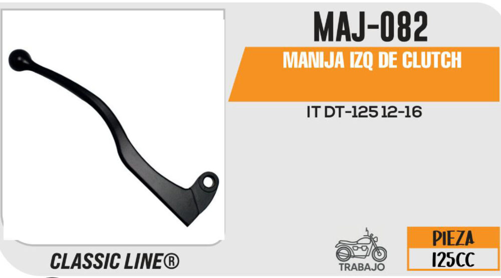 MANIJA IZQUIERDA DE CLUTCH NEGRA