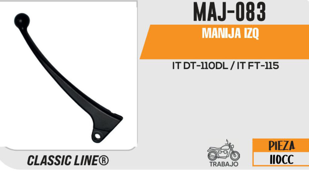 MANIJA IZQUIERDA DE CLUTCH NEGRA