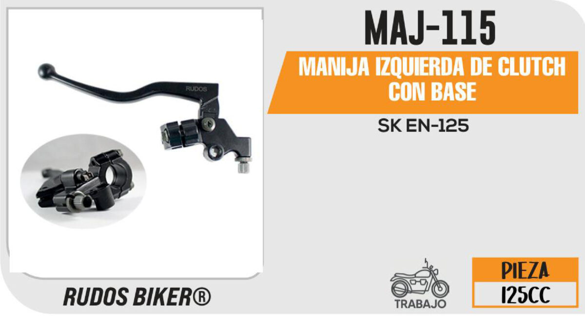 MANIJA IZQUIERDA DE CLUTCH C/BASE NEGRA