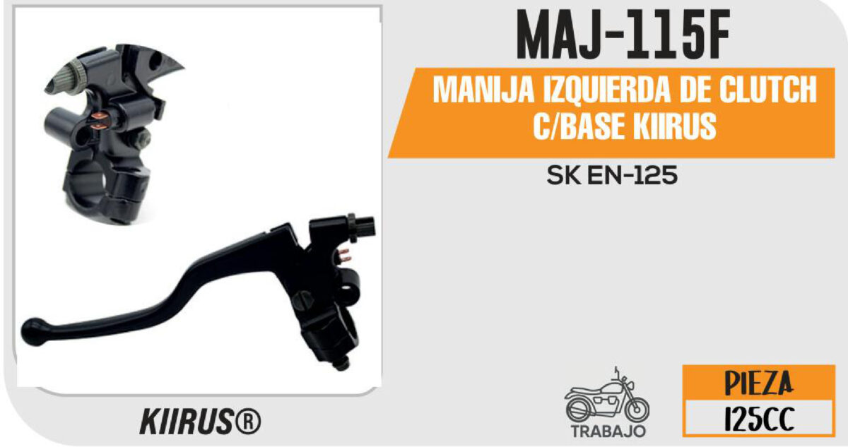 MANIJA IZQUIERDA DE CLUTCH C/BASE