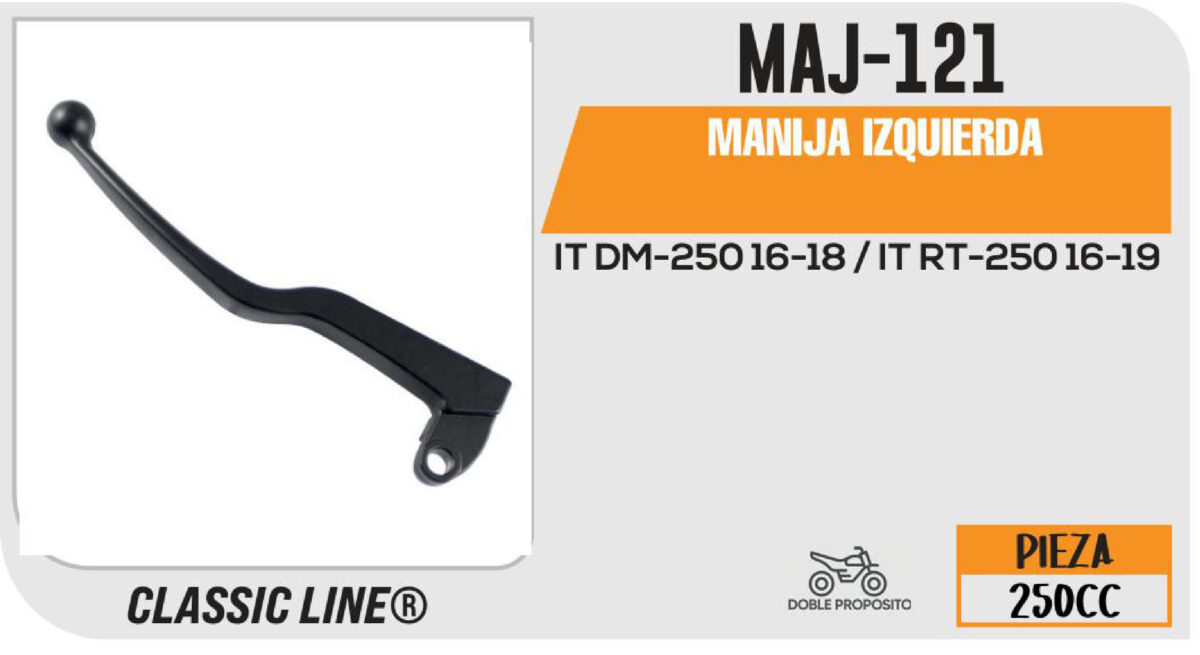 MANIJA IZQUIERDA DE CLUTCH NEGRA