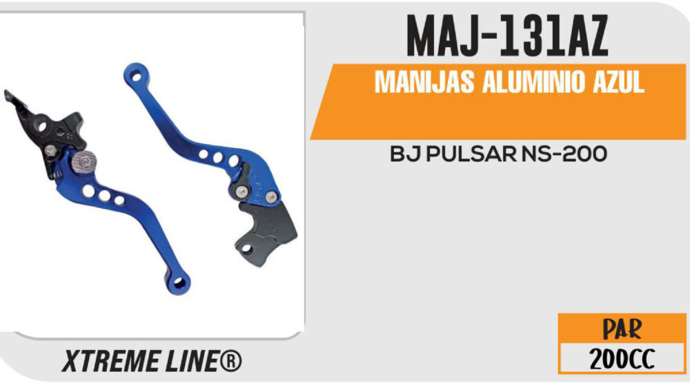 MANIJAS ALUMINIO AZUL