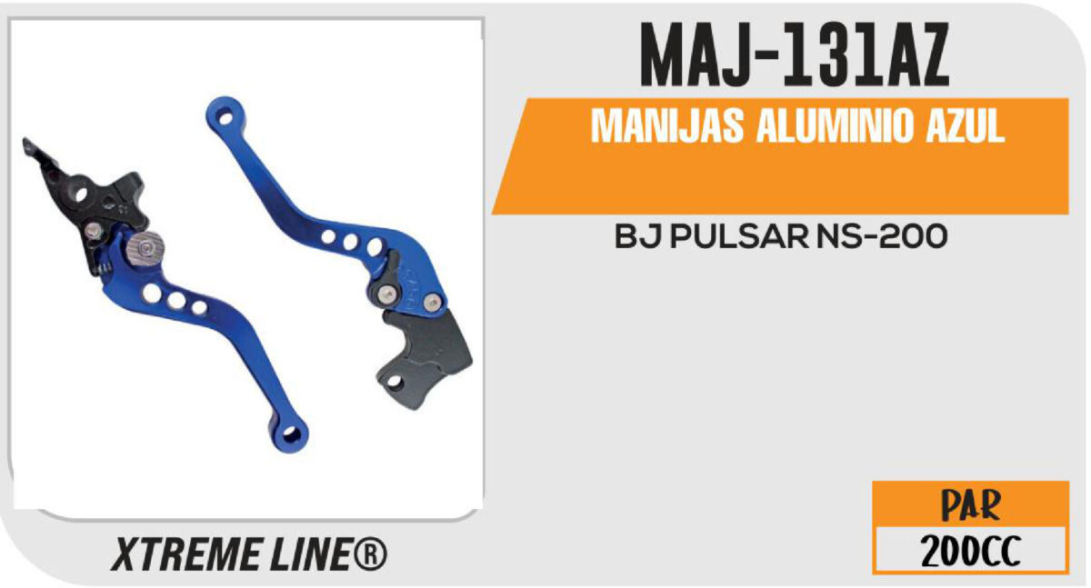 MANIJAS ALUMINIO AZUL